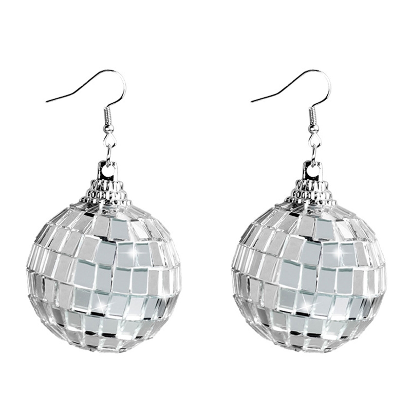 Women'S Fashion Of The 70S - 31BB Anting Bola Disko Anting Menjuntai