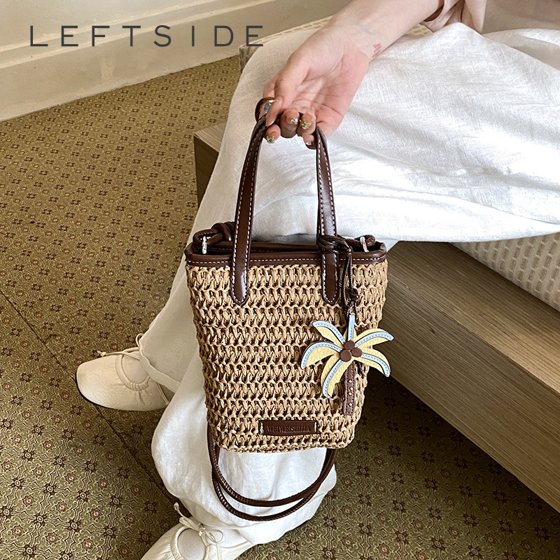 Women'S Fashion Trends 2026 Spring Summer - Tas Ember Anyaman Jerami Mini Wanita