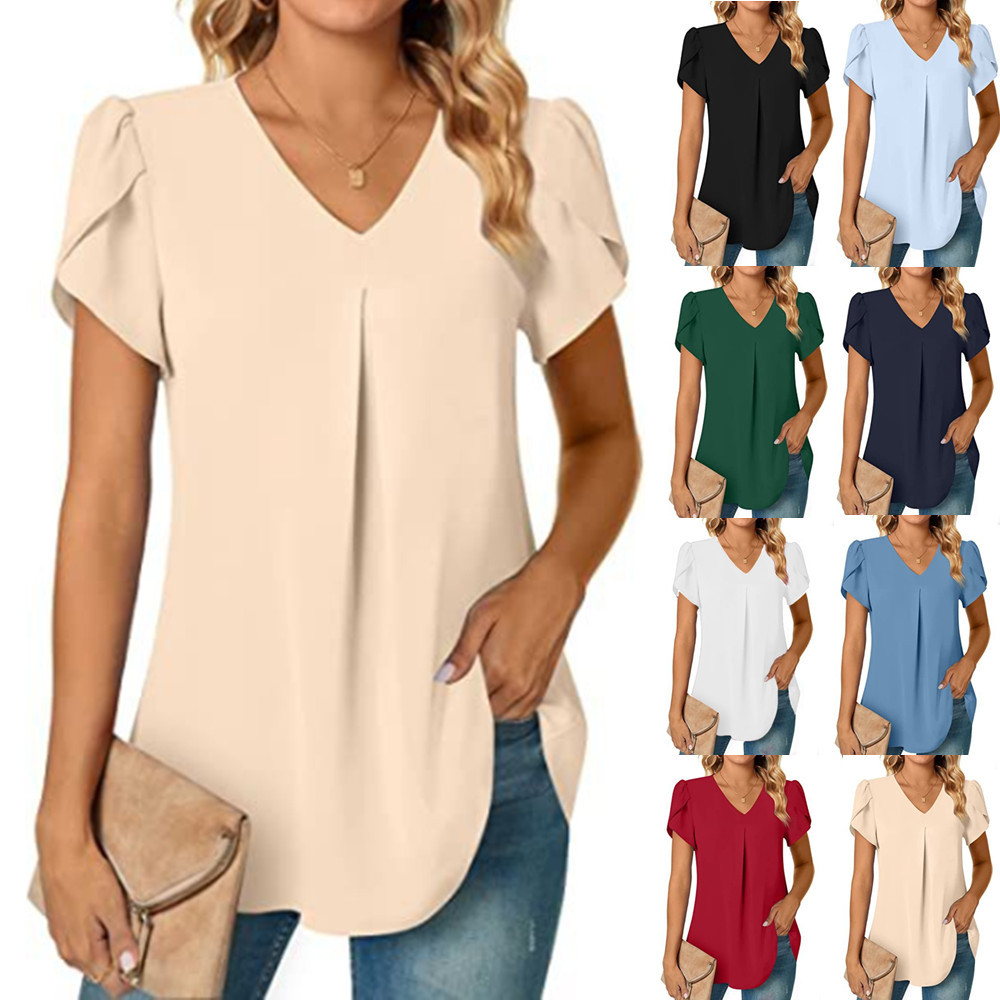 Xxl Women Fashion - Blus Atasan Wanita Elegan Bunga 2023