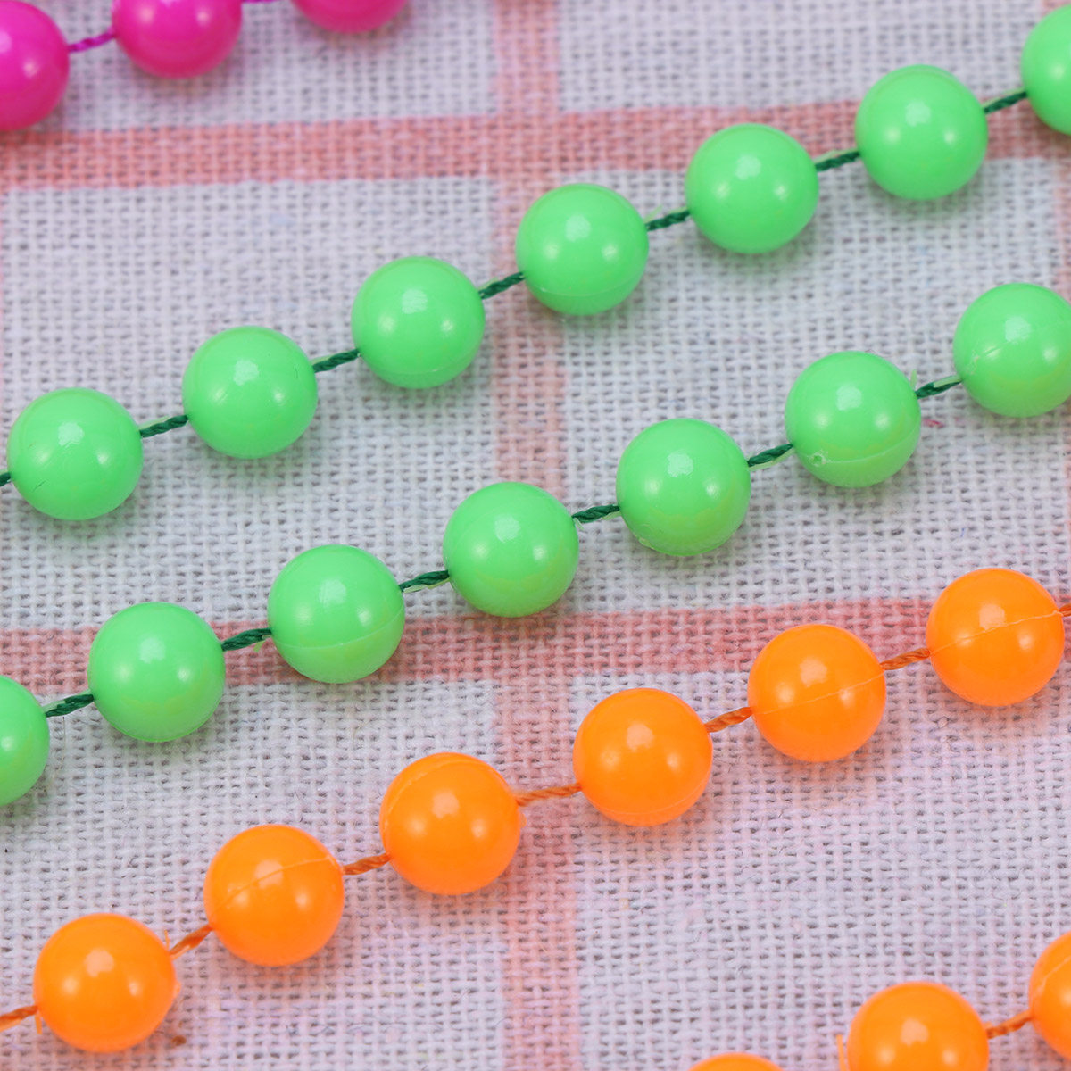 Women'S Fashion Of The 70S - 4Pcs Kalung Manik Plastik Wanita, Kalung