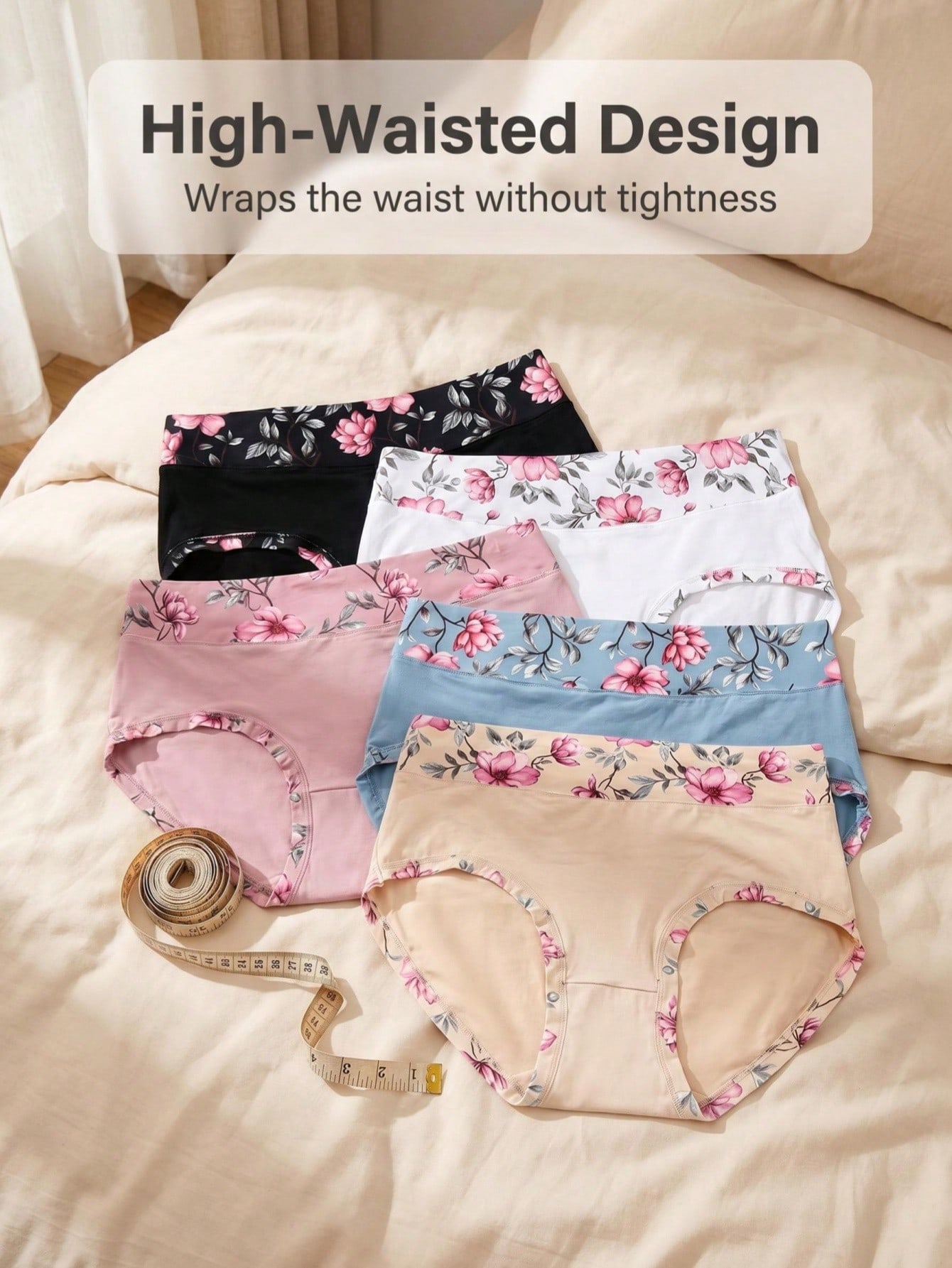 Women'S Fashion Underwear - 5PCS Celana Dalam Wanita Ukuran Besar