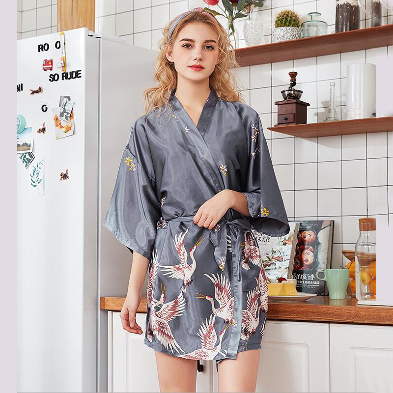 Xxl Women Fashion - Fashion Wanita Musim Panas Mini Kimono