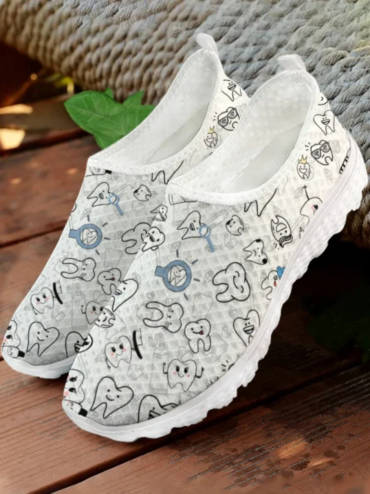 Women'S Fashion Tennis Shoes - Sepatu Kets Kualitas Tinggi Jaring Cetak