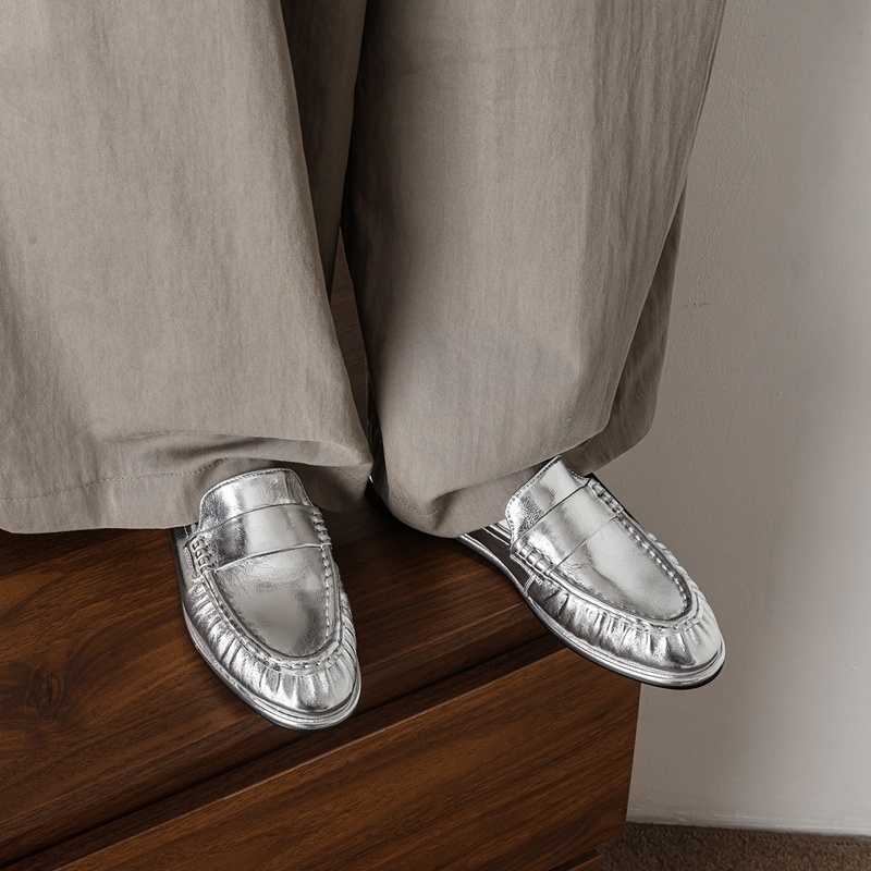 Women'S Fashion Loafers - Sepatu Loafer Wanita Kulit Asli Klasik