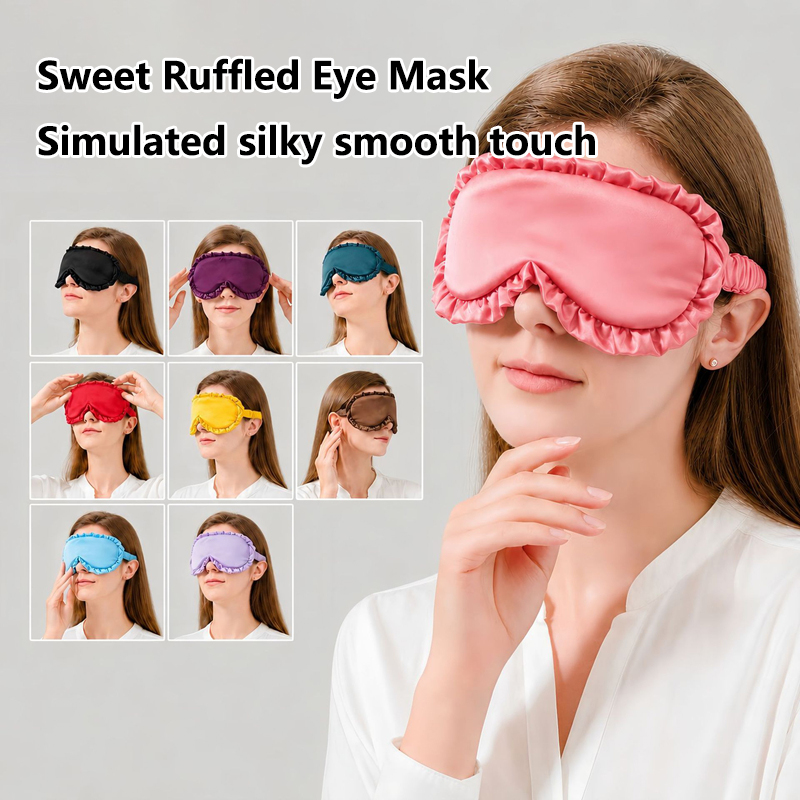 Women'S Fashion Underwear - Masker Mata Imitasi Sutra Solid Modis,