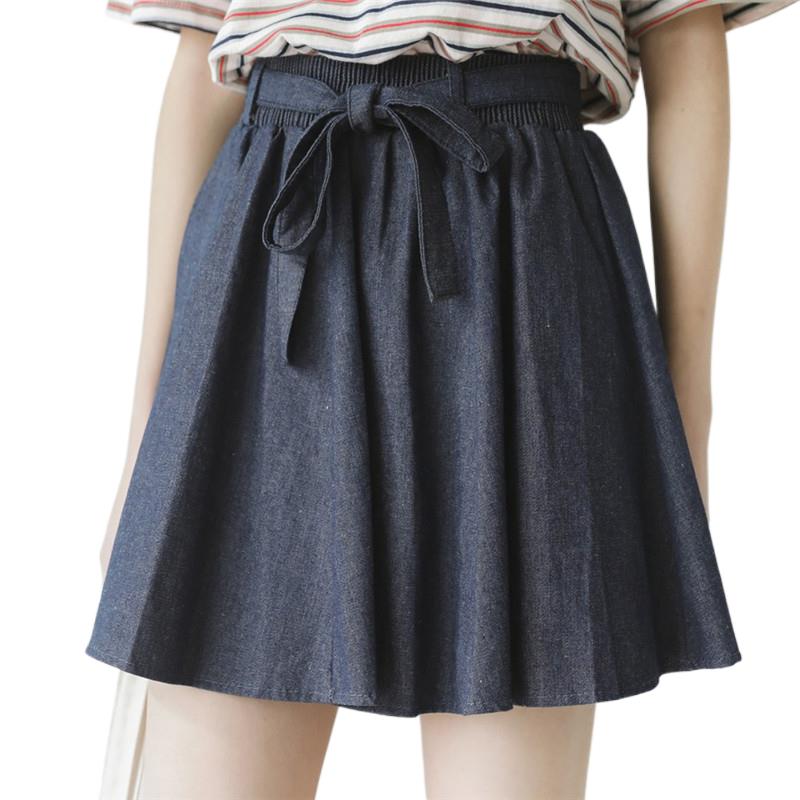 Women Fashion Jeans - Rok denim kasual wanita model baru