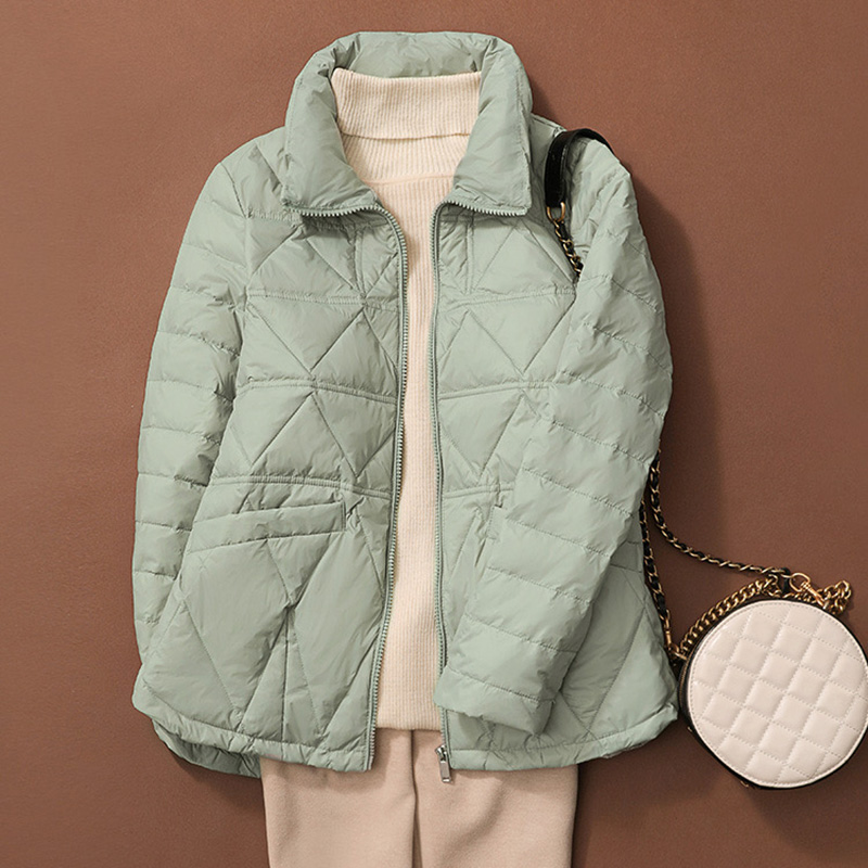 Women'S Fashion Quilted Jacket - SEDUTMO Jaket bebek untuk wanita, mantel