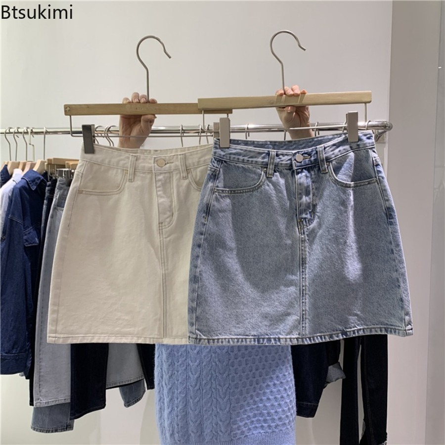 Women Fashion Jeans - Rok Pendek Denim Musim Panas 2026