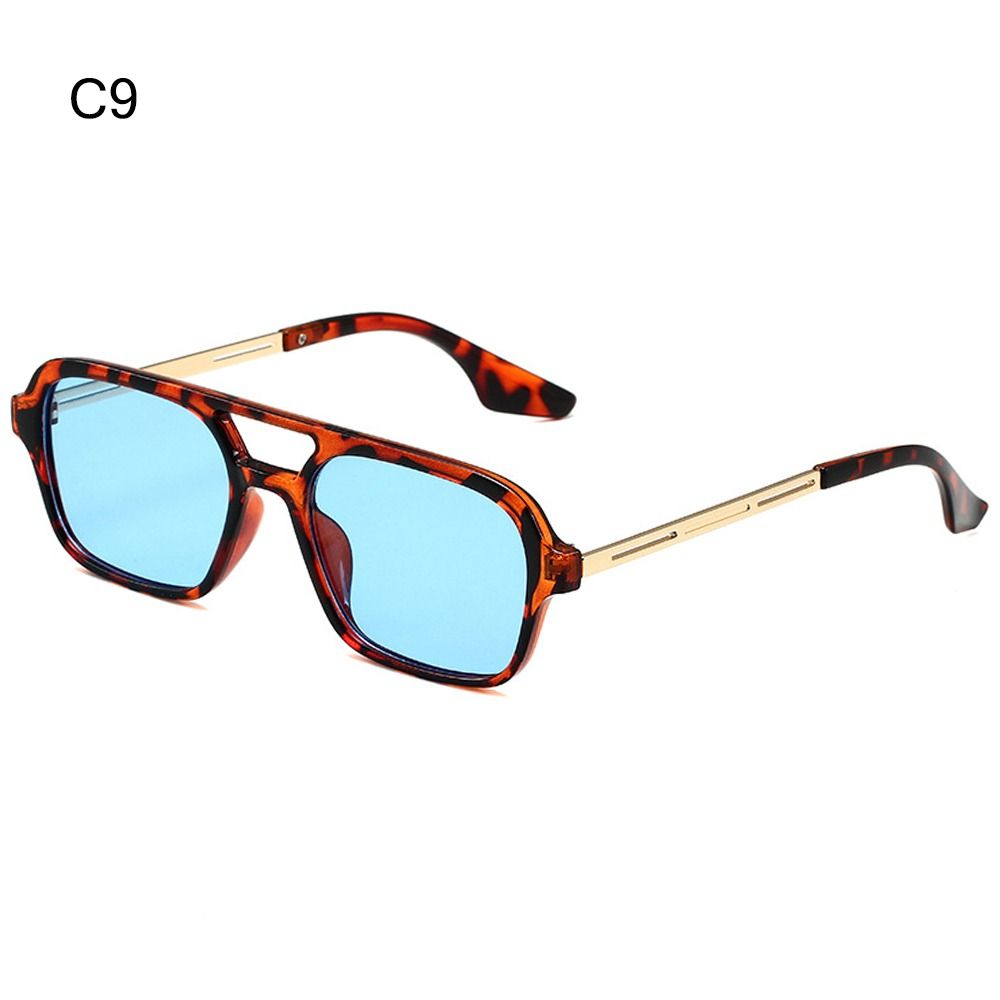 Women'S Fashion Of The 70S - Kacamata Hitam Persegi Perlindungan UV400 Fashion