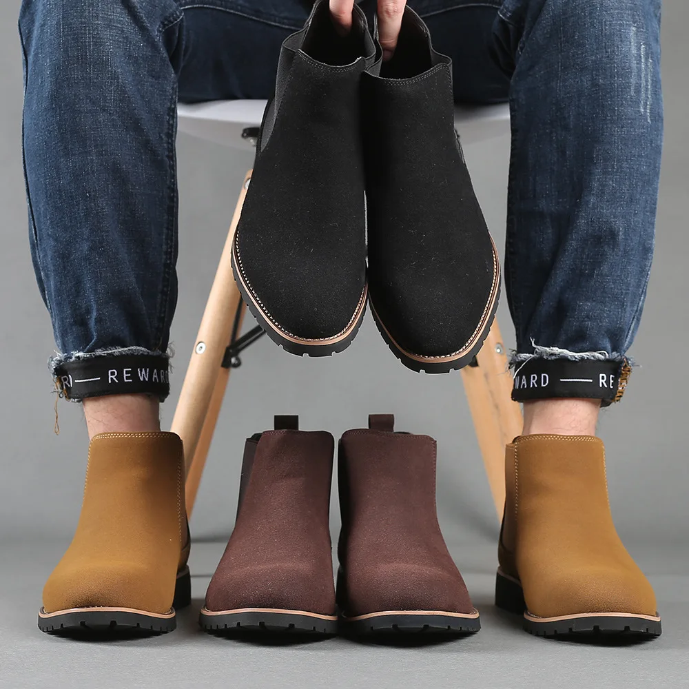 Women'S Fashion Business Casual - Sepatu Bot Pergelangan Kaki Pria Sepatu