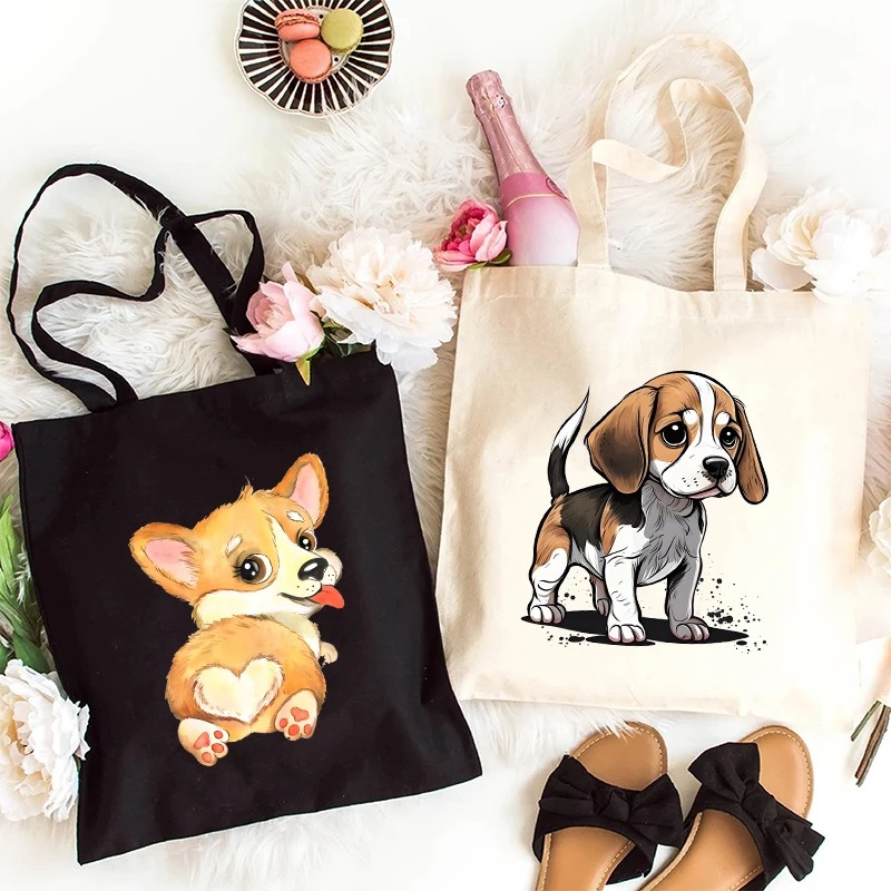 Women Fashion Pose - Berbagai Pose Anak Anjing Tas Tote