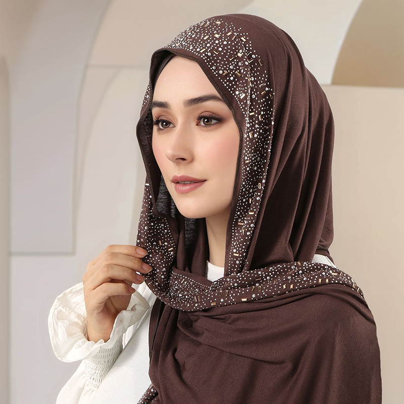 Women'S Fashion Headbands - Hijab Pashmina Katun Ramadan Muslim Shimmer