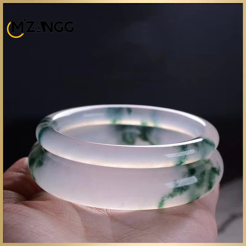 Women'S Fashion Jewellery - Gelang giok hijau alami, gelang giok,