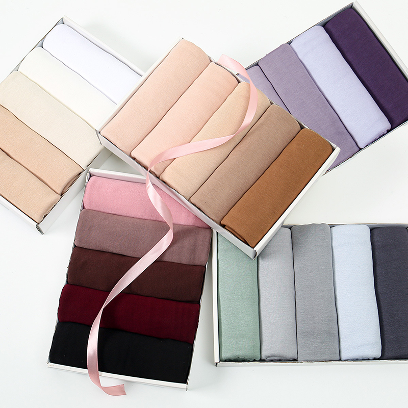 Women'S Fashion Headbands - Hijab Premium Katun Jersey, Selendang Panjang