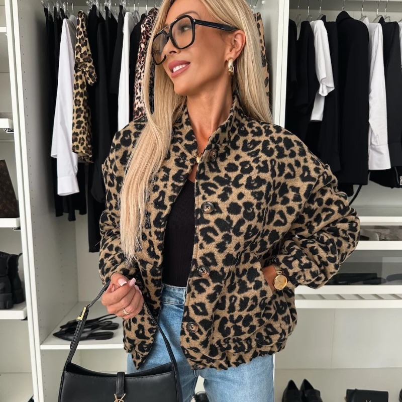 Women'S Fashion Quilted Jacket - Jaket Wanita Model Pendek Longgar dengan