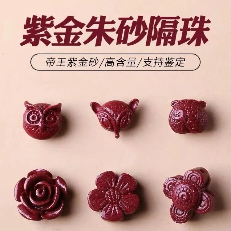 Women'S Fashion Jewellery - 5 Buah Cinnabar Alami Cina Burung