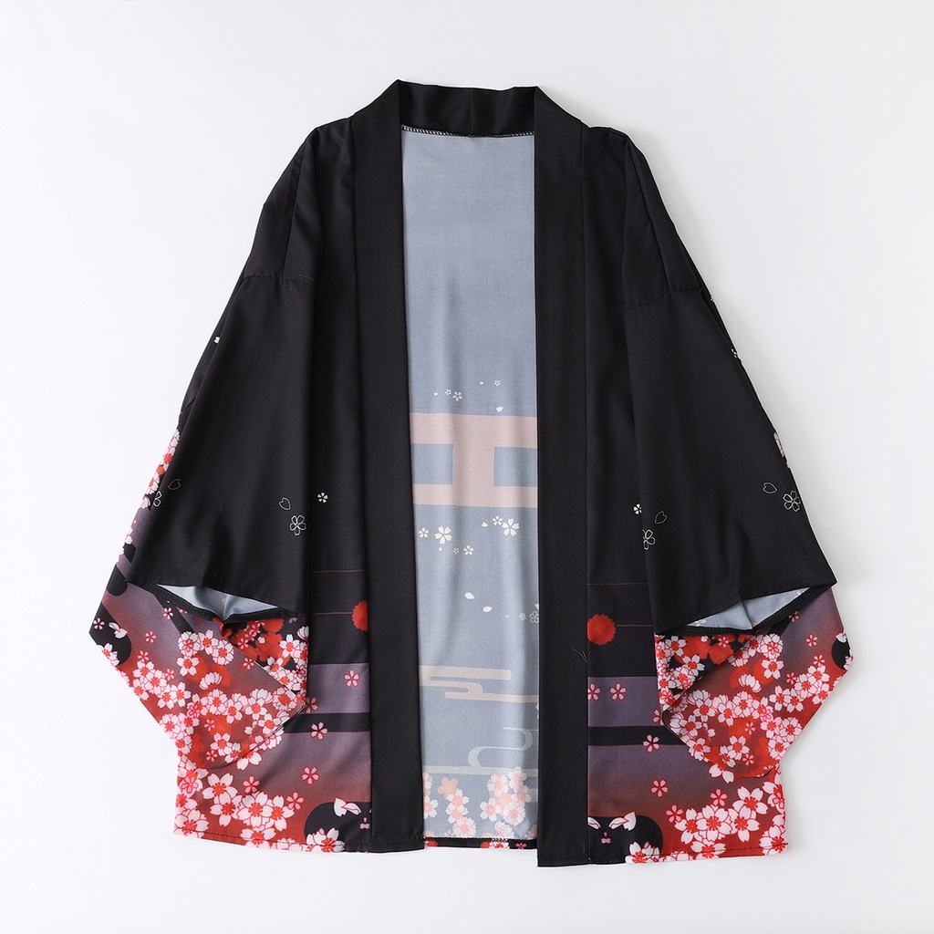 Fashion Fox Print Summer Beach - Kimono Cardigan Women ulasan dan harga