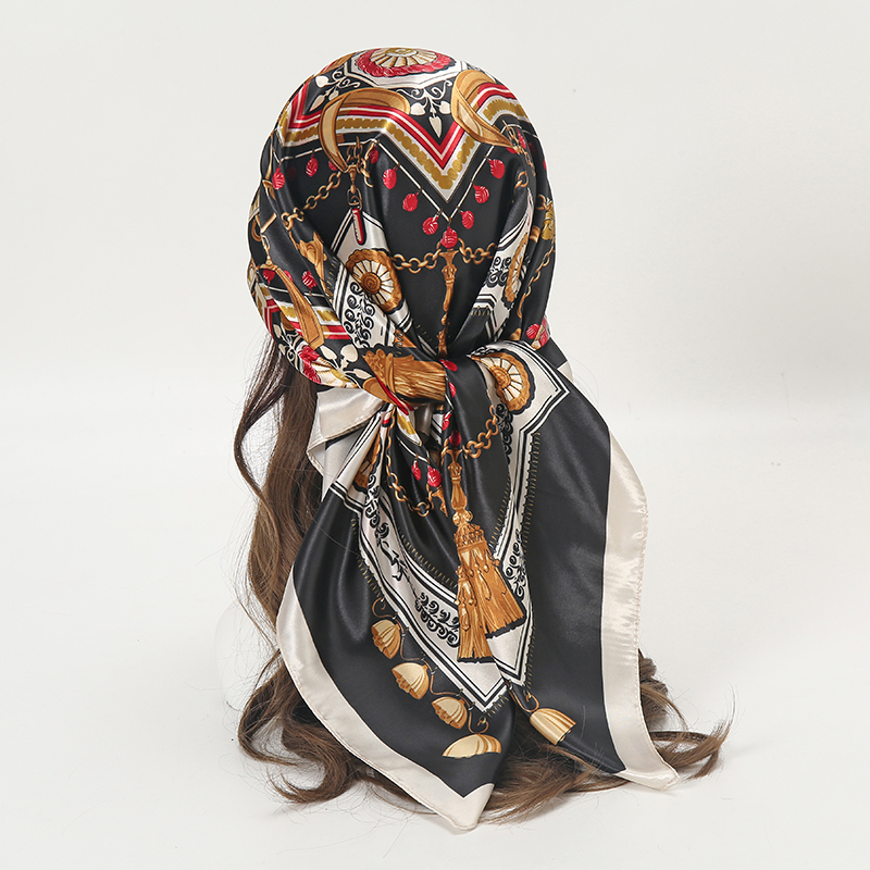 Kerudung Satin Persegi Wanita  - Women'S Fashion Headbands ulasan dan harga