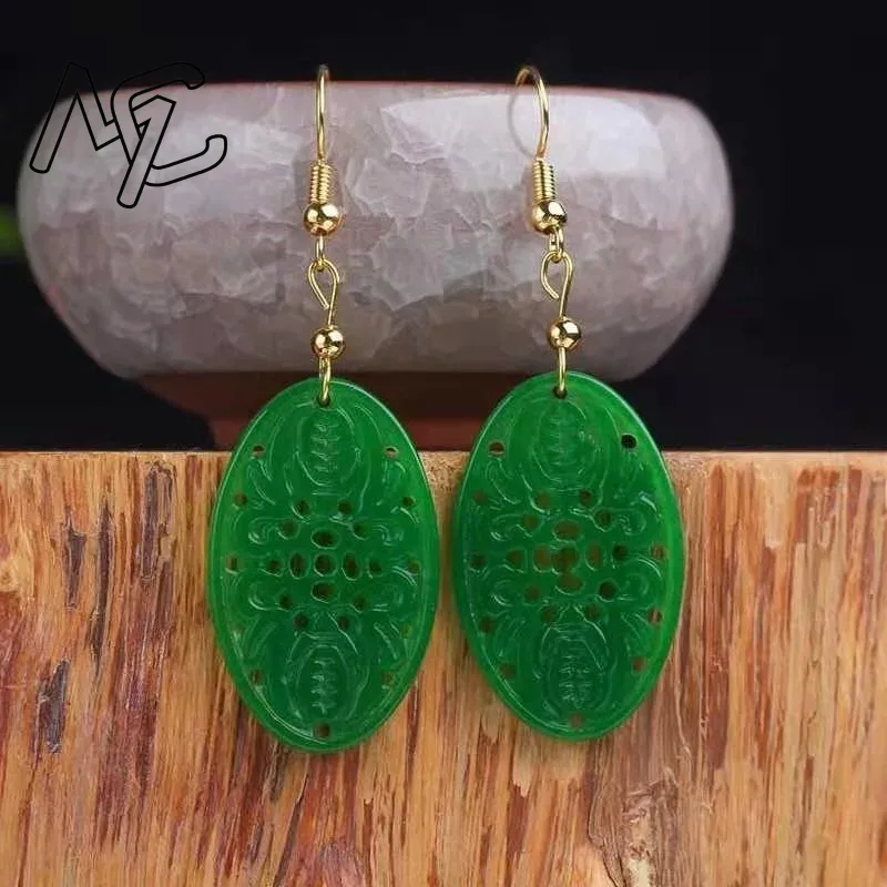 925 Perak Hijau Alami Giok Ber - Women'S Fashion Jewellery ulasan dan harga