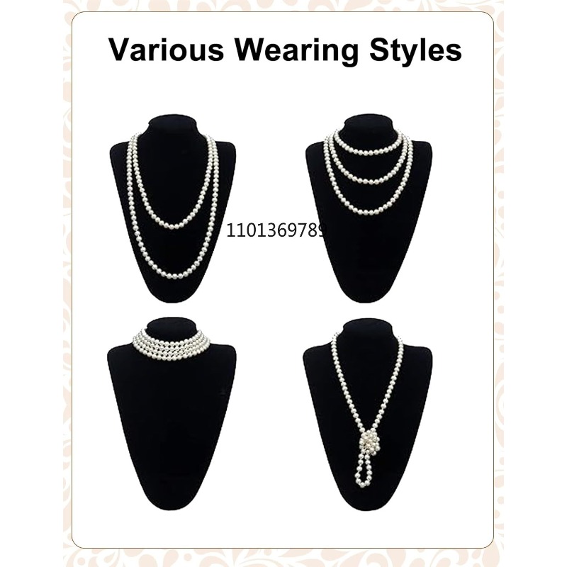 6 Buah Aksesori Flapper 1920-a - Women'S Fashion Roaring 20S ulasan dan harga