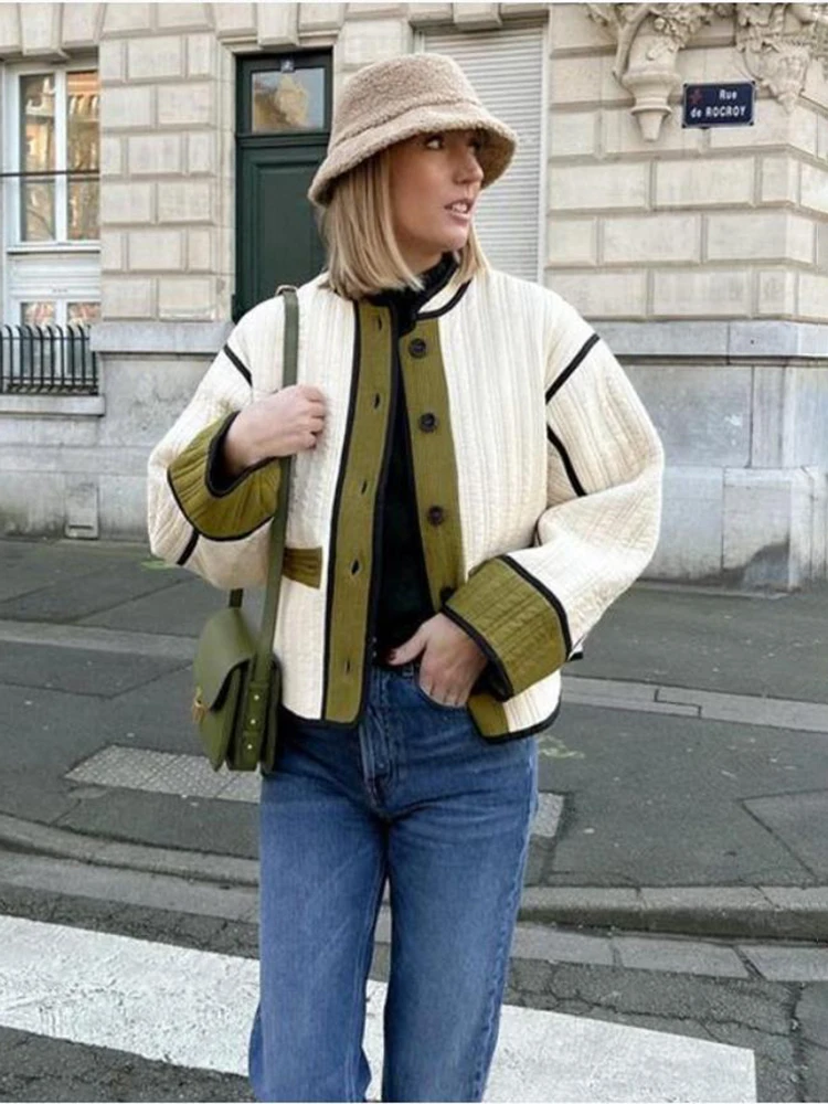 TARUXY jaket mantel katun kont - Women'S Fashion Quilted Jacket ulasan dan harga