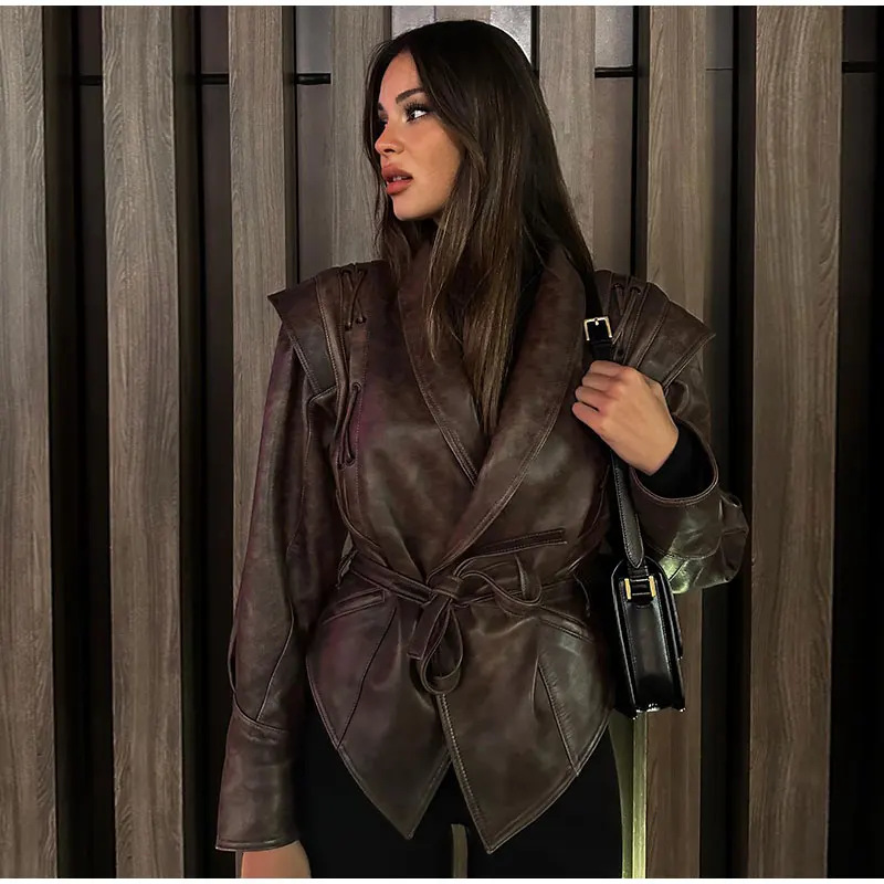 Jaket Kulit Wanita Gaya Street - Women'S Fashion Quilted Jacket ulasan dan harga
