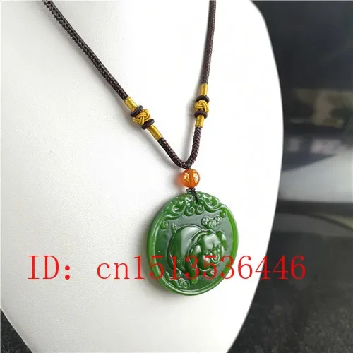 Kalung Liontin Giok Ukiran Bab - Women'S Fashion Jewellery ulasan dan harga