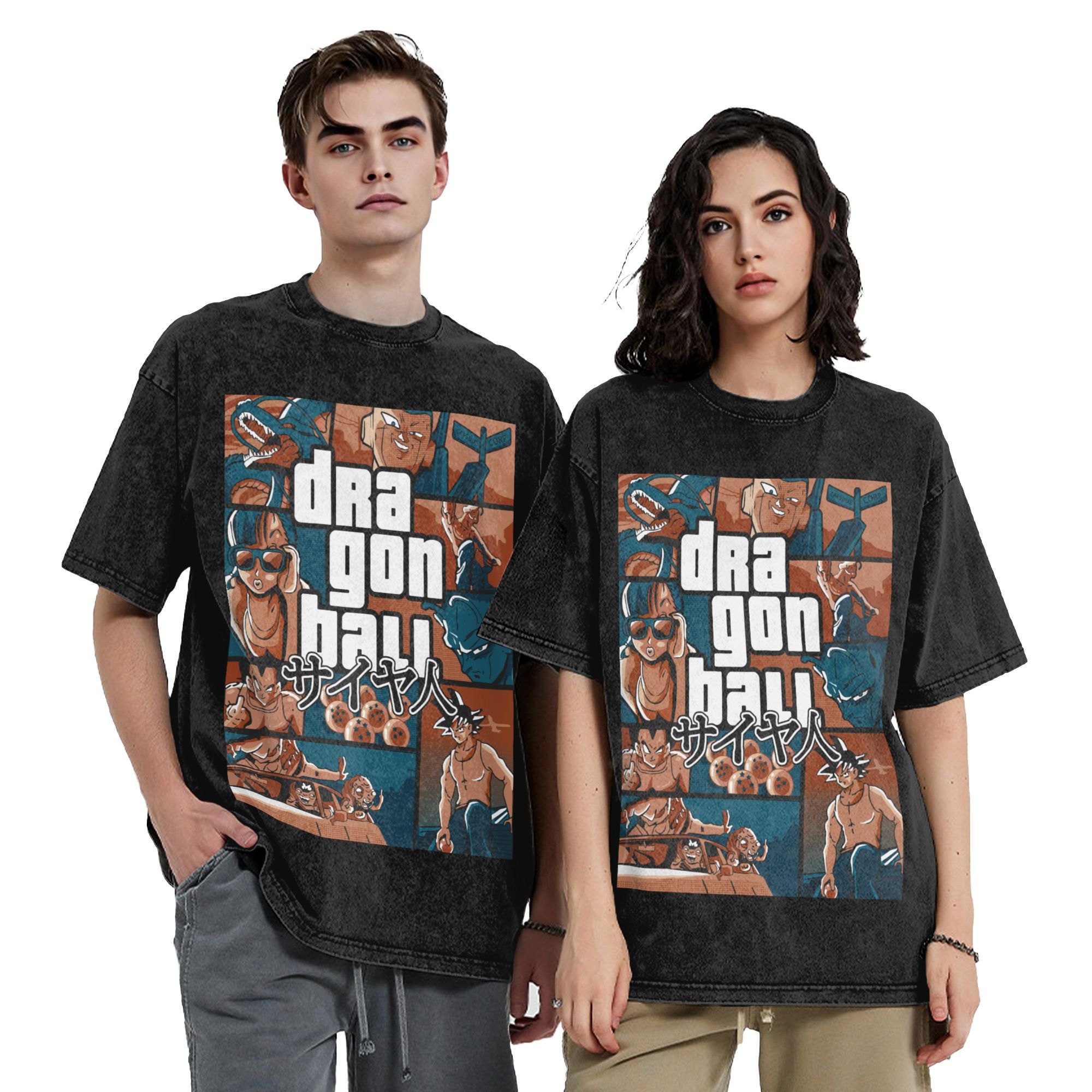 Kaus Cuci Grand Theft Dragon B - Women Fashion Png ulasan dan harga