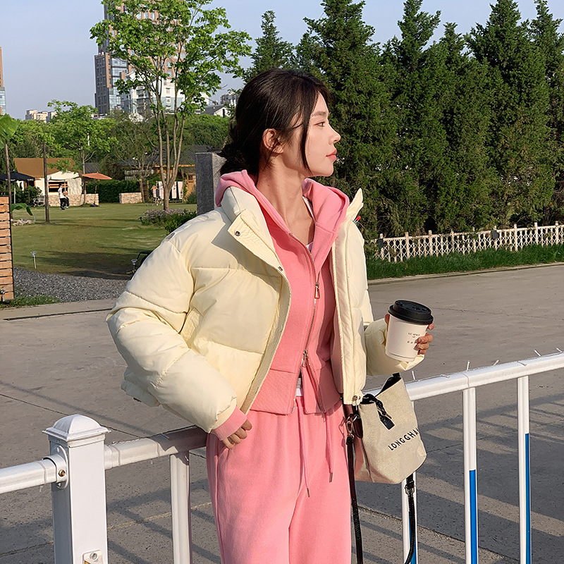Jaket parka crop katun wanita, - Women'S Fashion Quilted Jacket ulasan dan harga