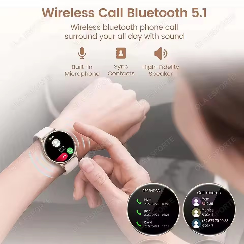 Jam Tangan Pintar Baru 1.32 In - Women Fashion Zone ulasan dan harga