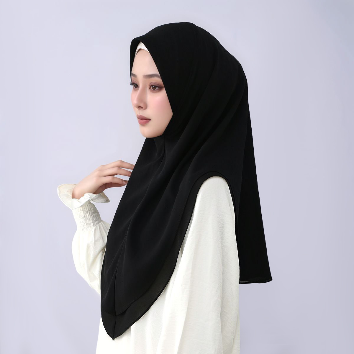 Hijab Instan Siap Pakai Bahan  - Women'S Fashion Headbands ulasan dan harga