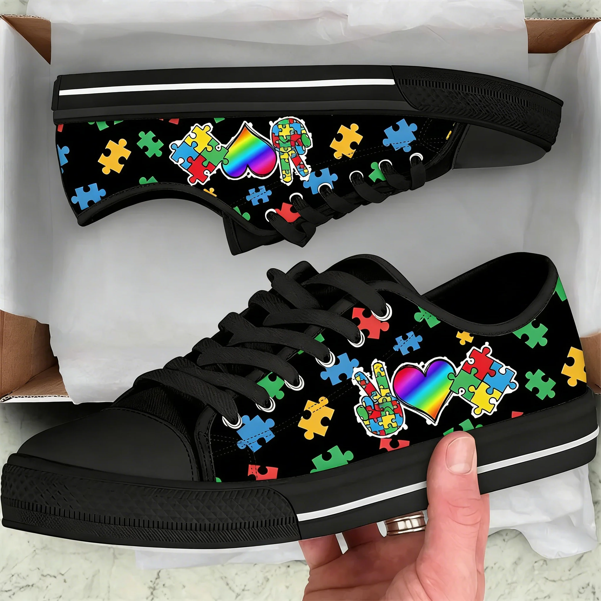 Sepatu Kanvas Low Top Fashion  - Women'S Fashion Tennis Shoes ulasan dan harga