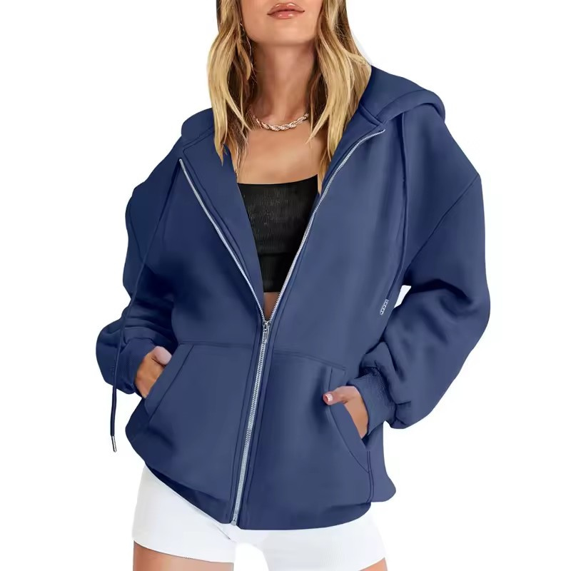Kardigan Sweater Wanita Berker - Women'S Fashion Zip Up Hoodies ulasan dan harga