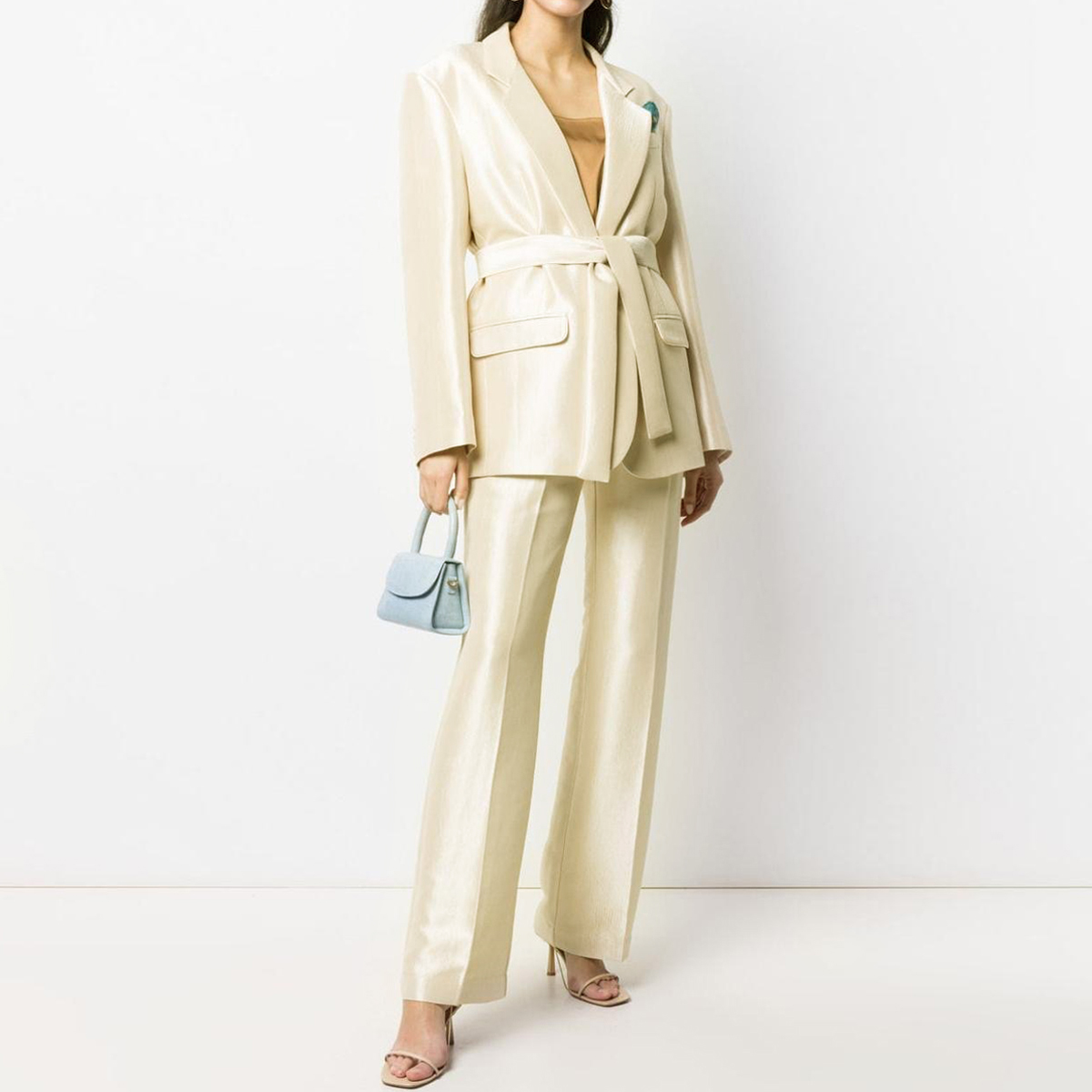 S-XXL Setelan Sabuk Lengan Pan - Xxl Women Fashion ulasan dan harga