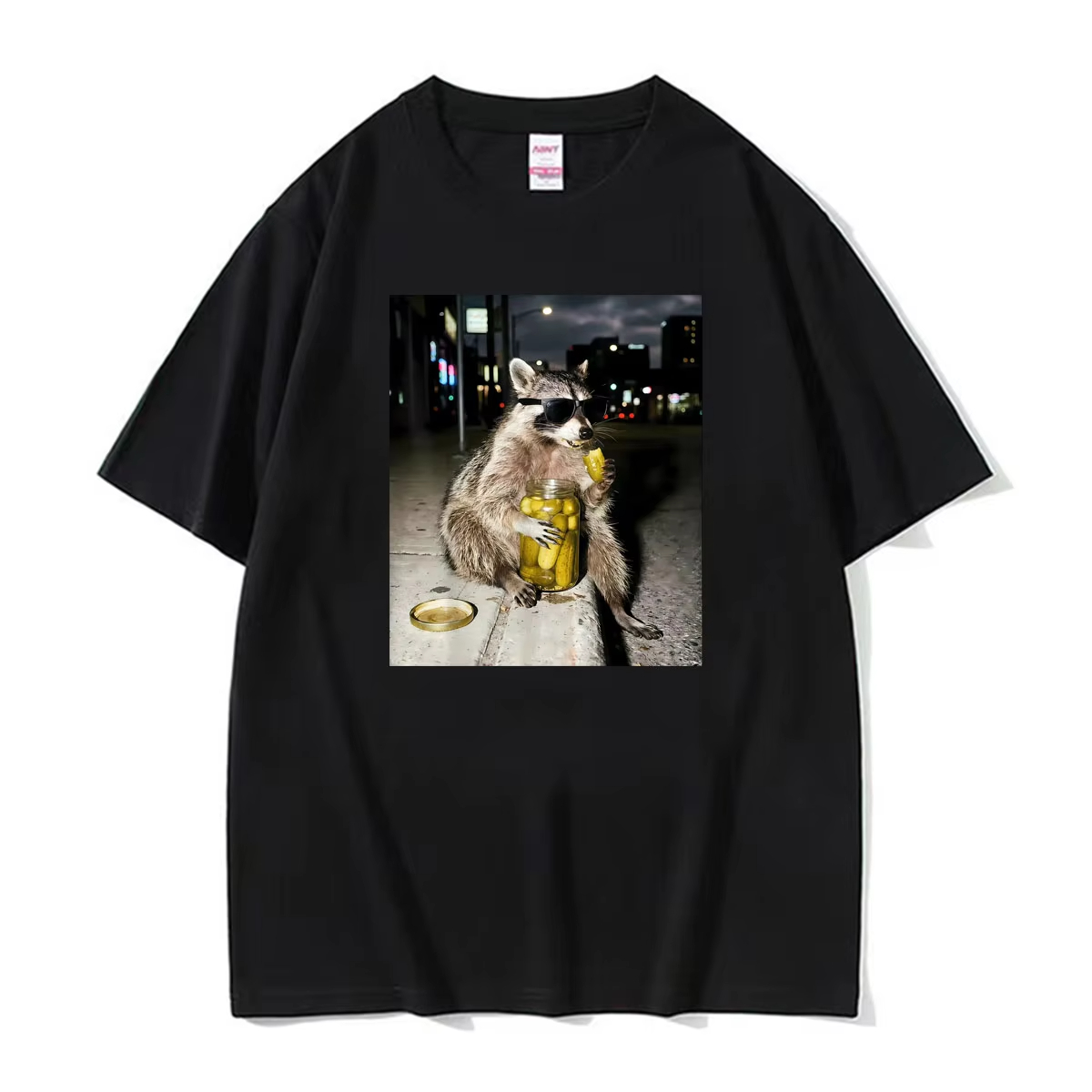 Kaos Lucu Gambar Raccoon Memak - Women Fashion Png ulasan dan harga