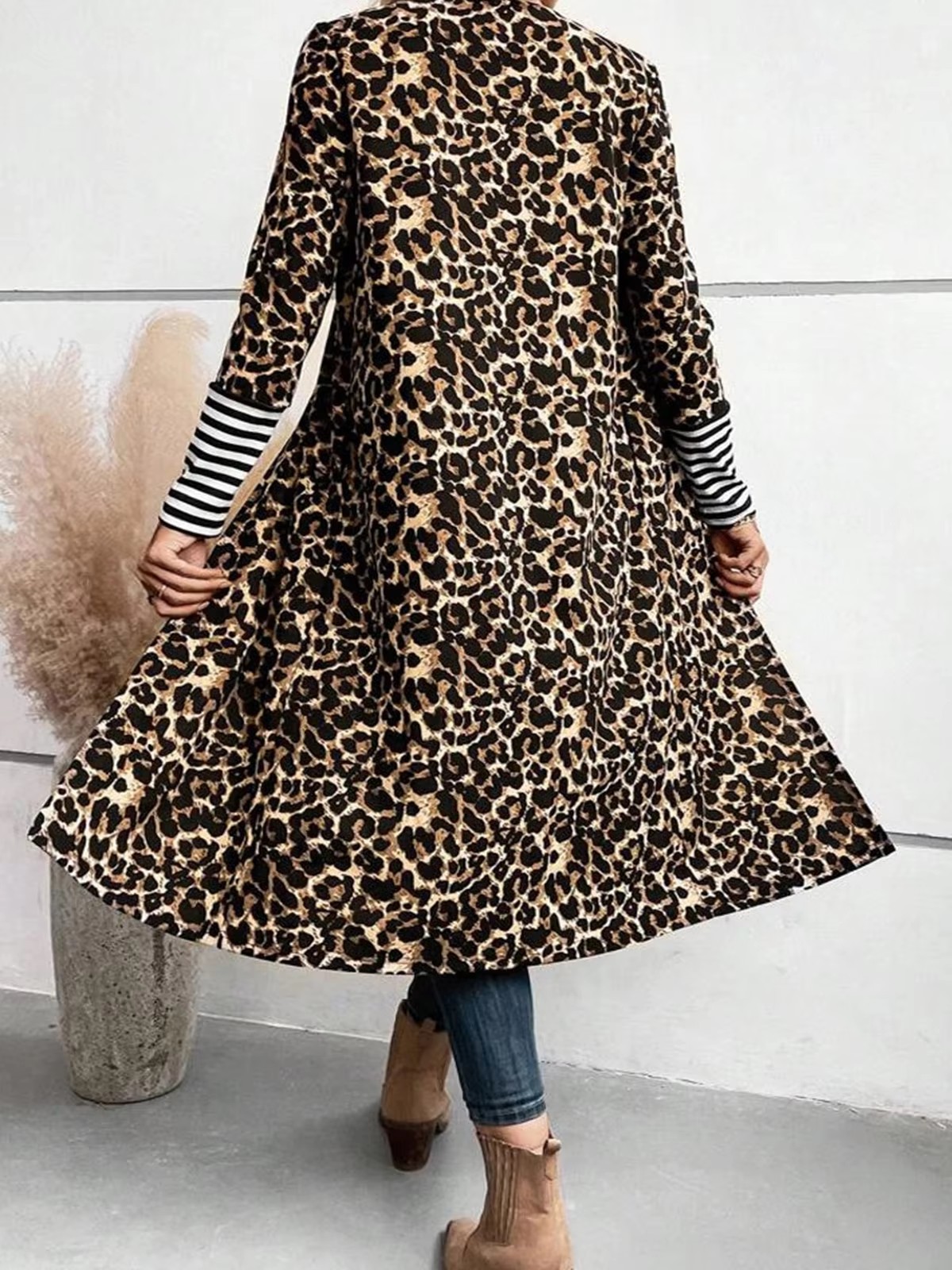 Kardigan Panjang Motif Macan T - Kimono Cardigan Women ulasan dan harga