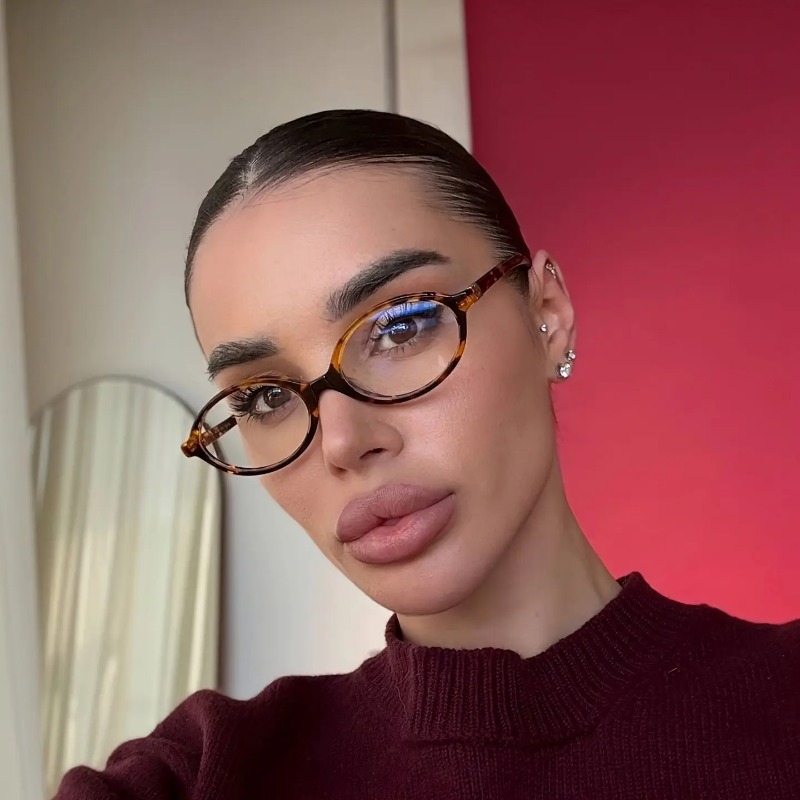 Kacamata Hitam Oval Antik Wani - Women'S Fashion Reading Glasses ulasan dan harga
