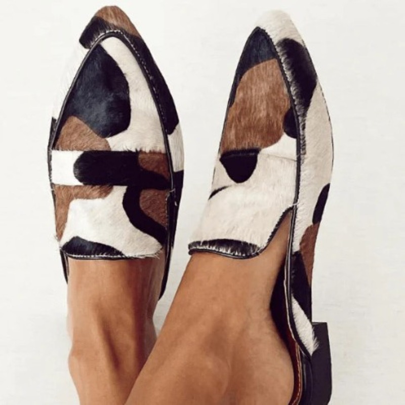 Sepatu Wanita Kasual Motif Kul - Women'S Fashion Loafers ulasan dan harga