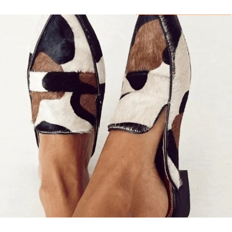 Sepatu Wanita Kasual Motif Kul - Women'S Fashion Loafers ulasan dan harga