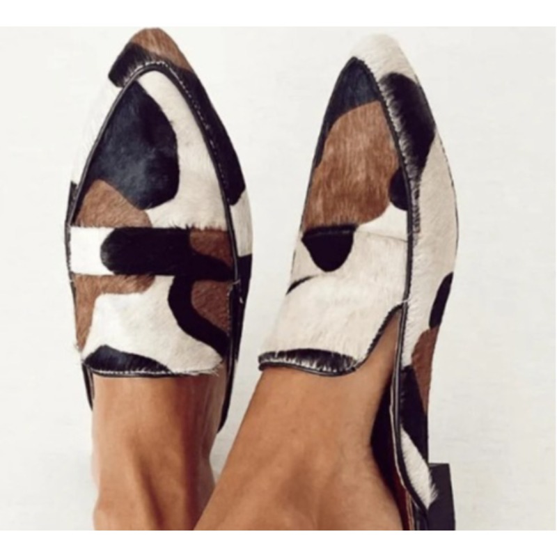 Sepatu Wanita Kasual Motif Kul - Women'S Fashion Loafers ulasan dan harga