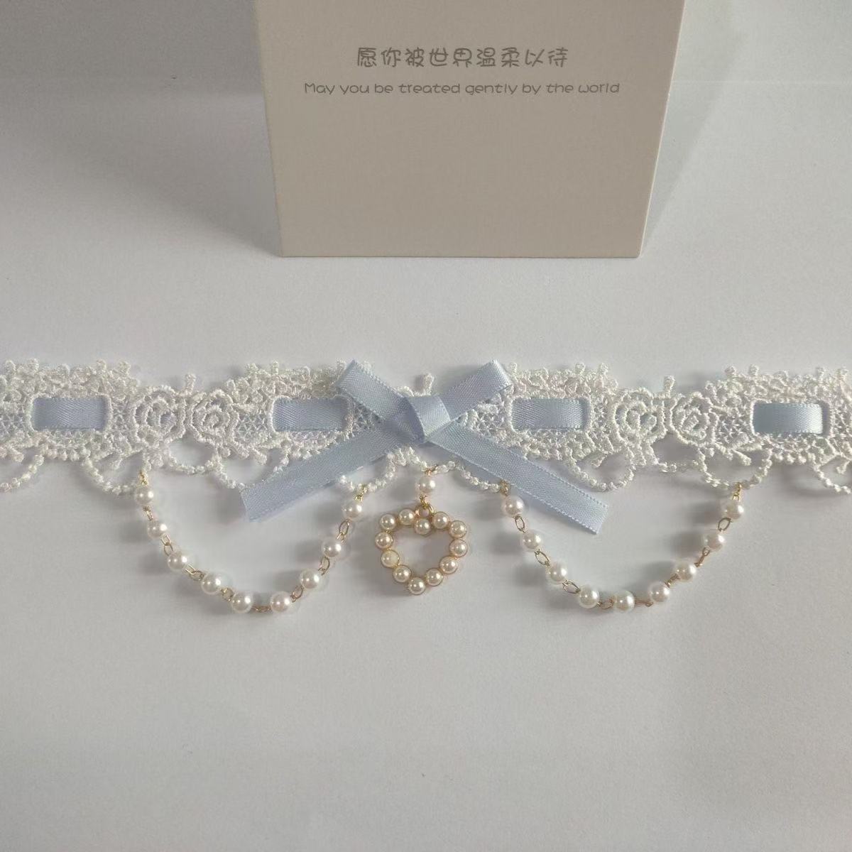 Kalung Renda Mutiara Lolita Ma - Women Fashion Photoshoot ulasan dan harga