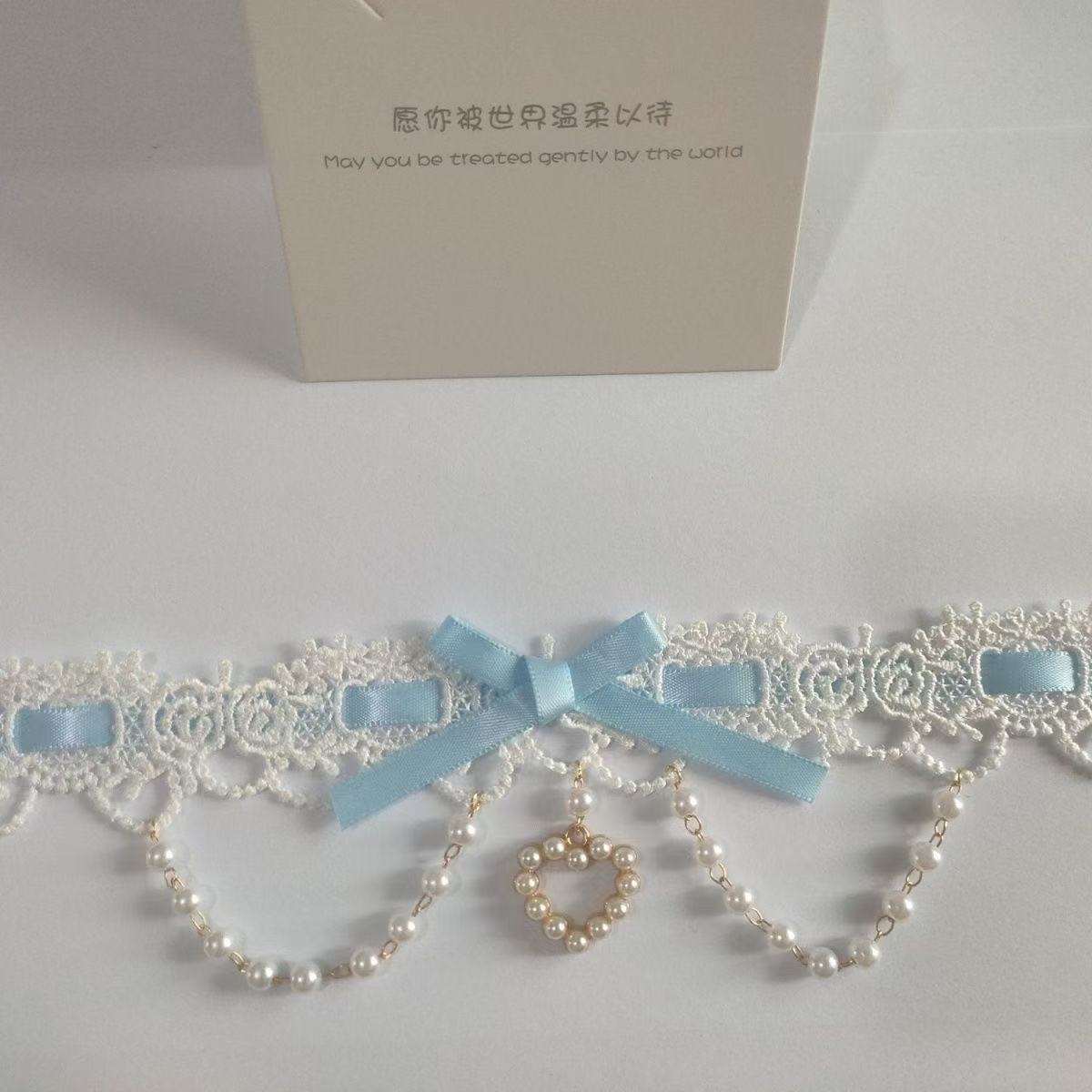 Kalung Renda Mutiara Lolita Ma - Women Fashion Photoshoot ulasan dan harga