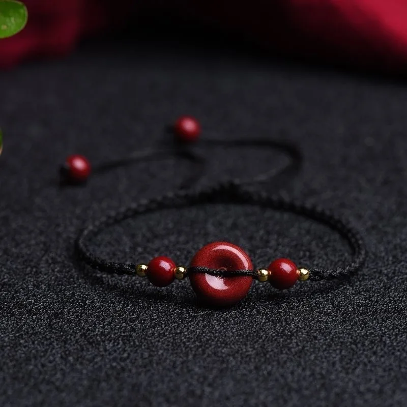 Disesuaikan Cinnabar Merah Ala - Women'S Fashion Jewellery ulasan dan harga
