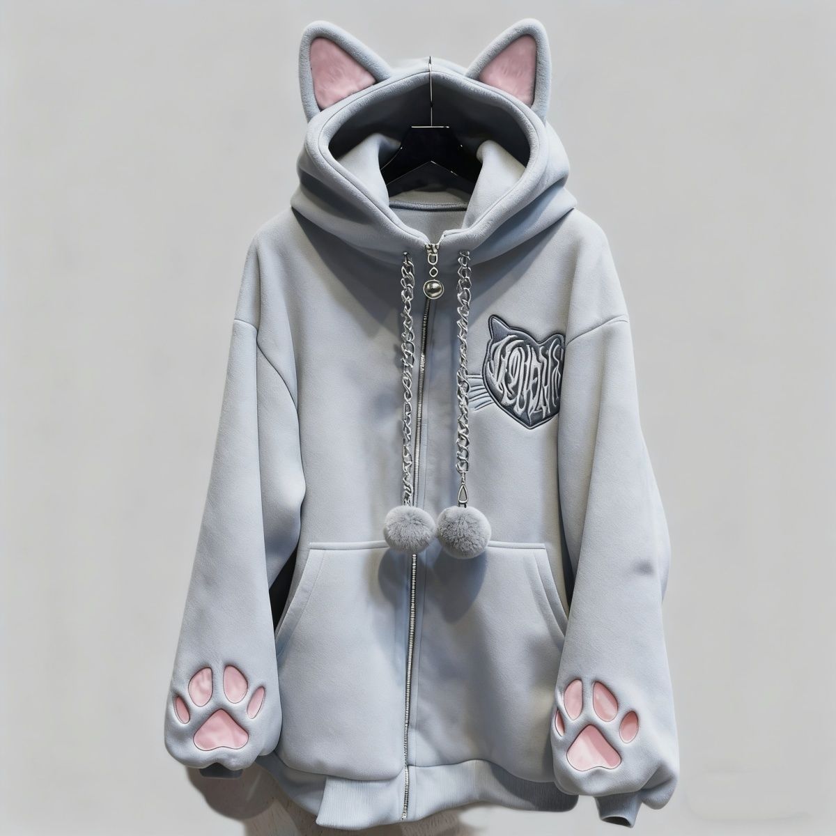 Jaket Berkerudung Bertelinga K - Women'S Fashion Zip Up Hoodies ulasan dan harga