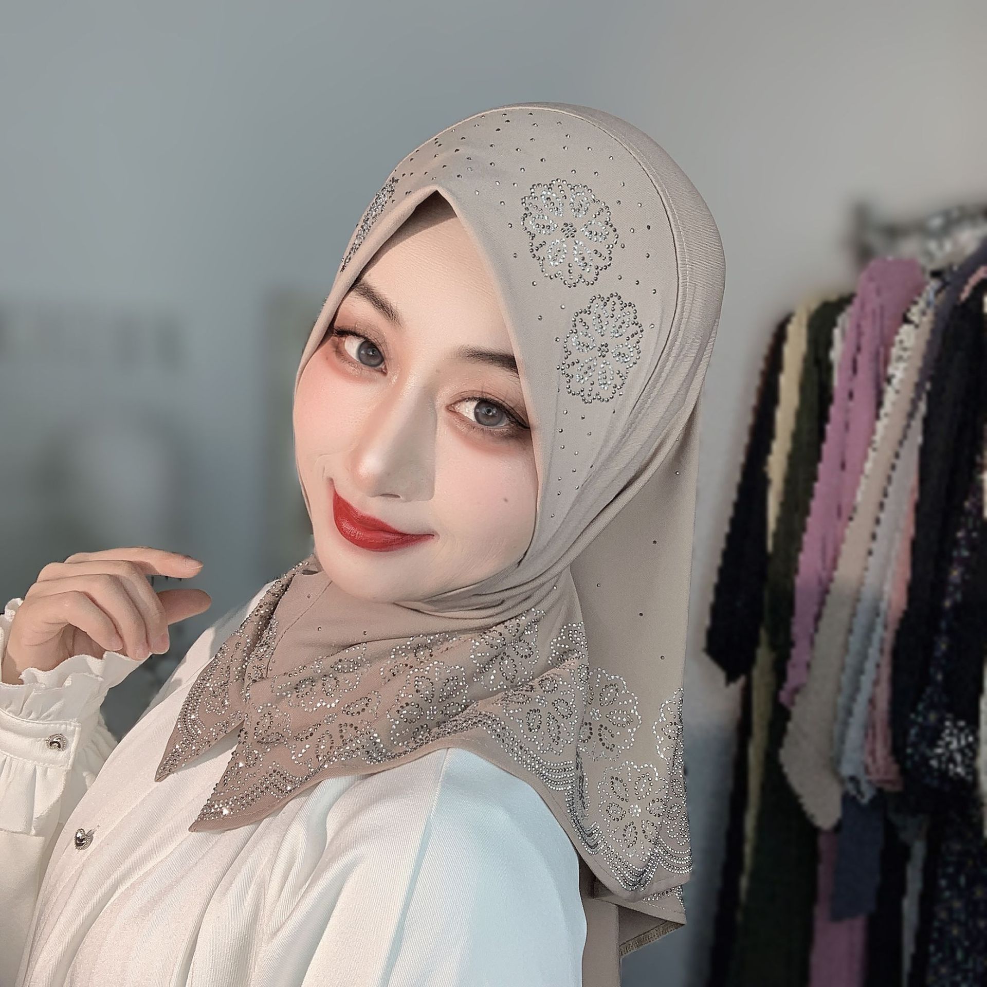 Hijab Muslim Siap Pakai Wanita - Women Fashion Designers ulasan dan harga