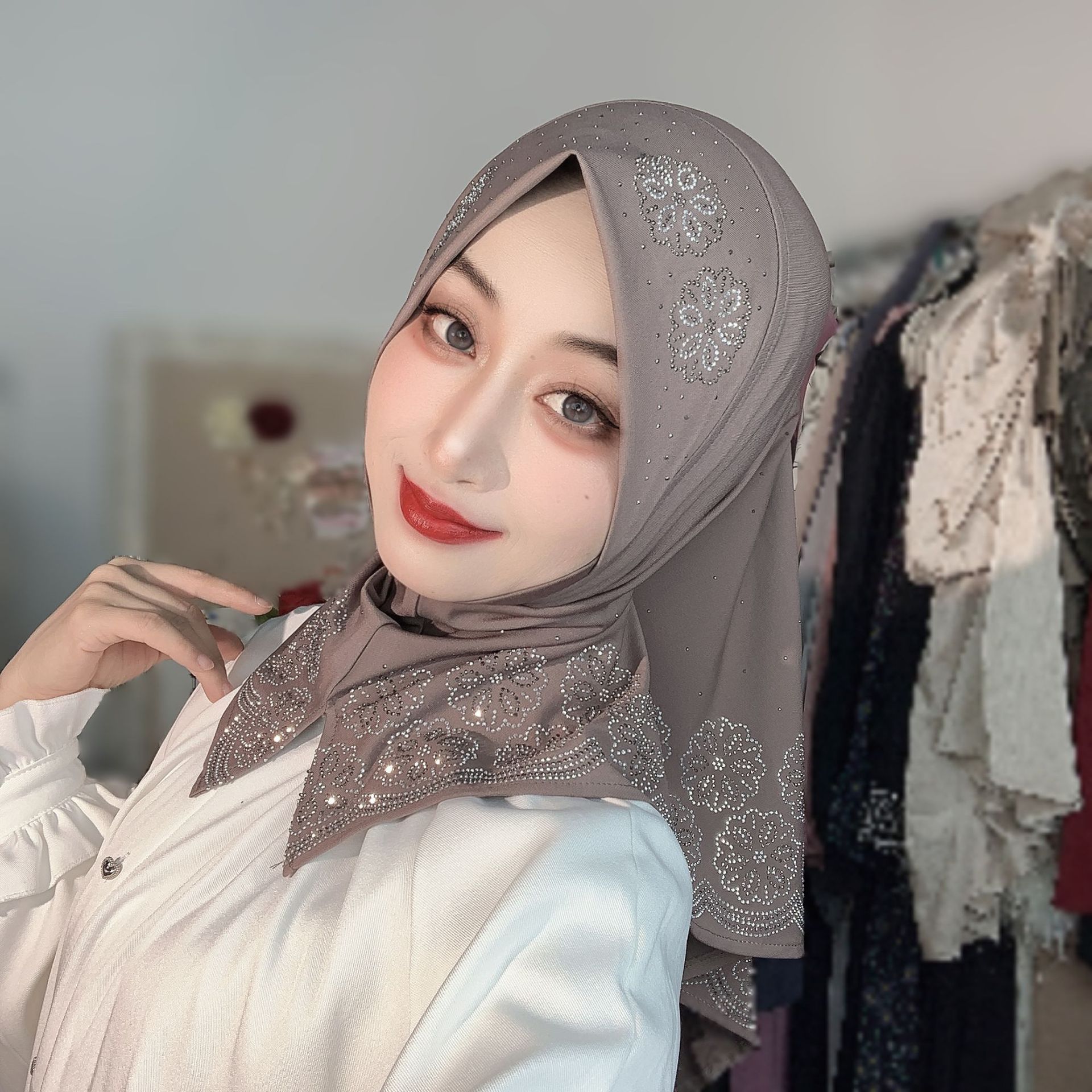 Hijab Muslim Siap Pakai Wanita - Women Fashion Designers ulasan dan harga