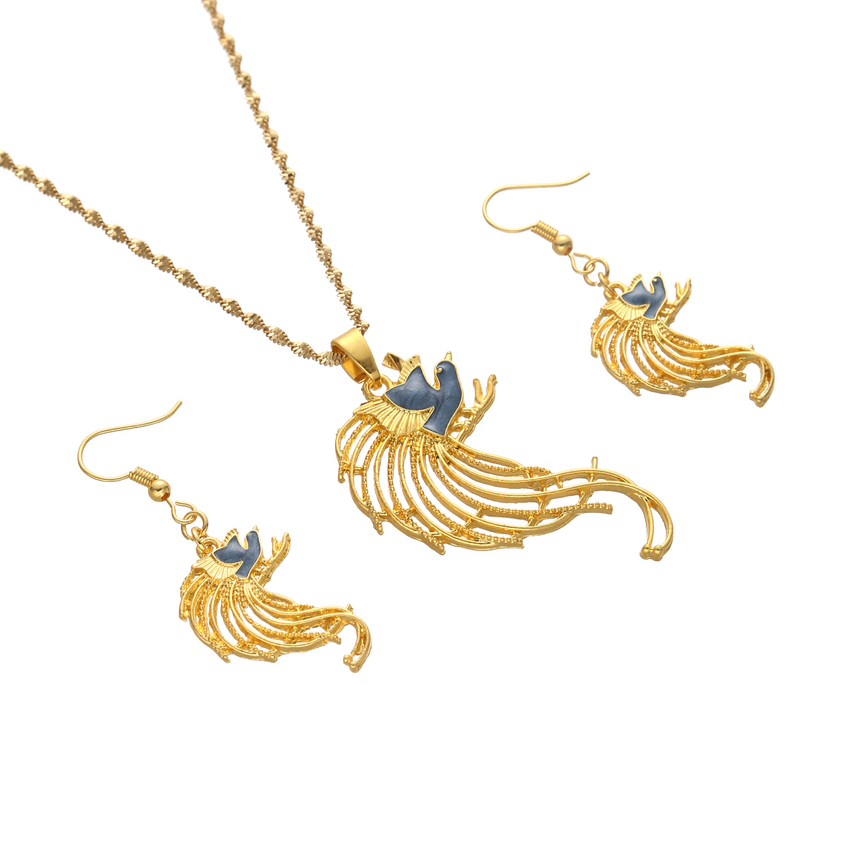 Set Anting Kalung Burung untuk - Women Fashion Png ulasan dan harga