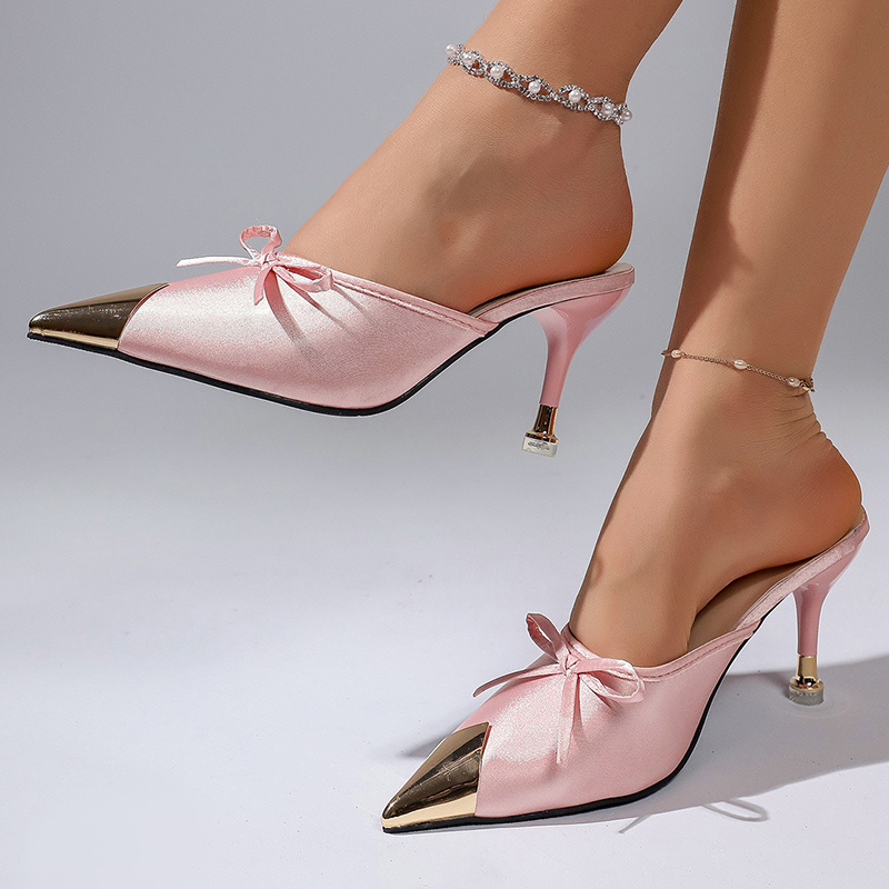 Sandal Hak Tinggi Pink Dekoras - Women'S Fashion Underwear ulasan dan harga