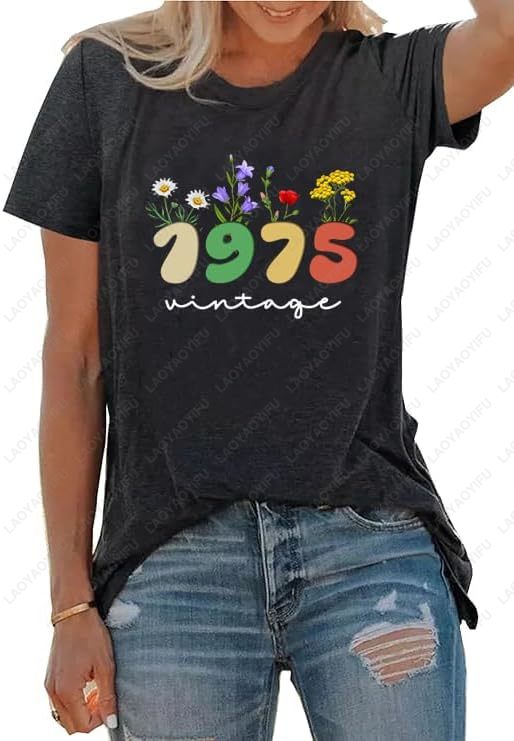 Kaus Vintage 1975 untuk Wanita - Women'S Fashion Of The 70S ulasan dan harga