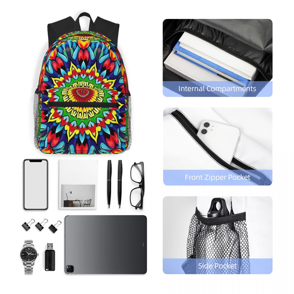 Ransel Gaya Psychedelic Trippy - Women'S Fashion In The 1960S ulasan dan harga